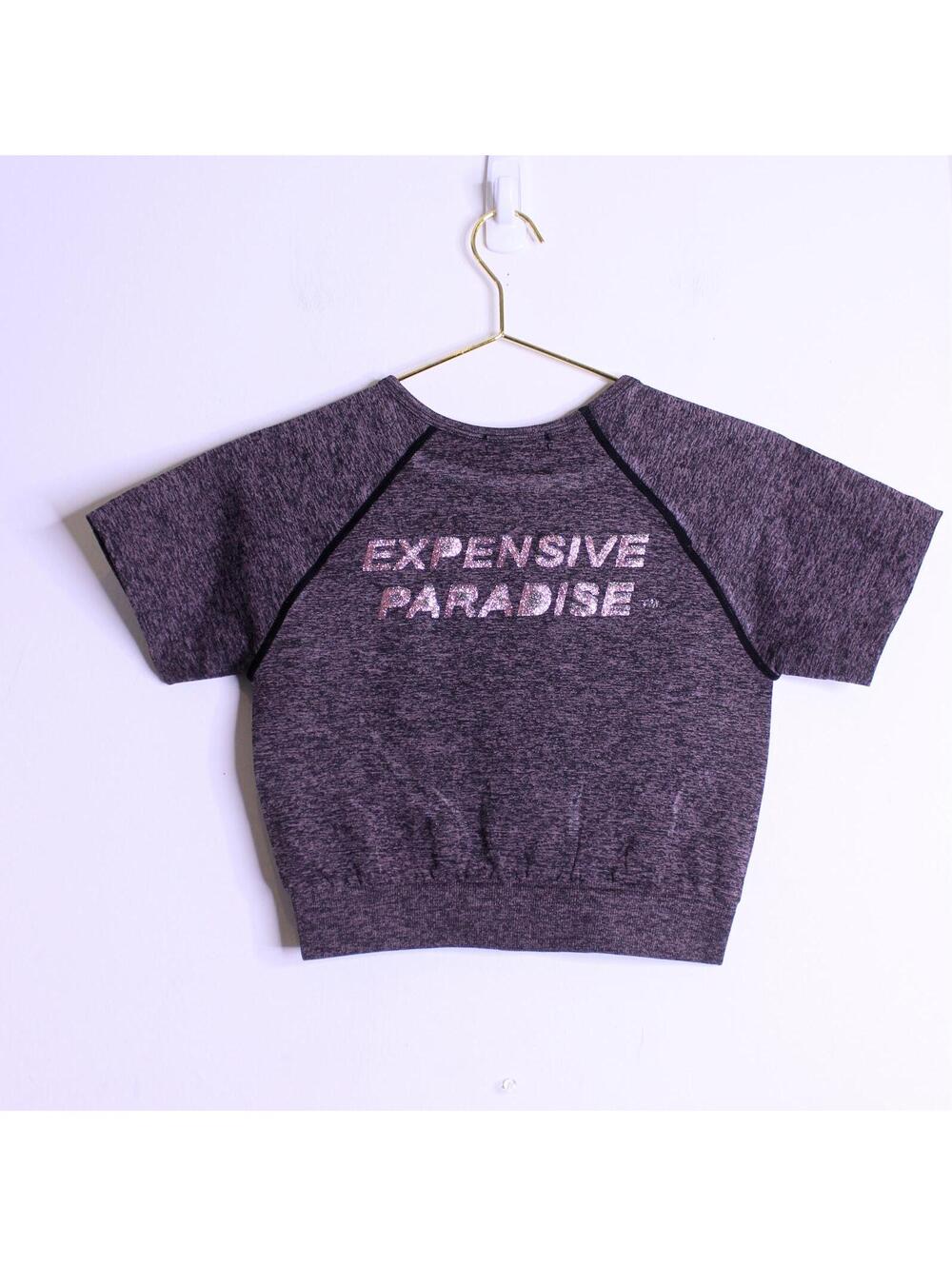 Expensive Paradise Athletic Crop Top - S/M